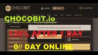 Chocobit.io [ 135% After 1 Day  Live Deposite