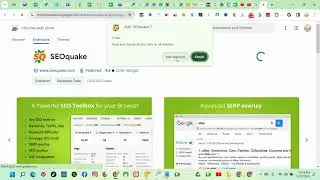 SEOQUAKE: HOW TO CREATE INSTALL SEOQUAKE EXTENSION