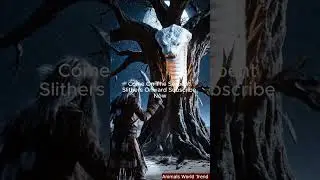 Old Men Use Ancient Knife Rescue White Snake Beneath Dark Fallen Tree #short #Rescue #snake #trend