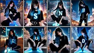 Cute And Beautiful 😍 Girls letter||wallpaper black dp #videos #wallpaper #photo #dp