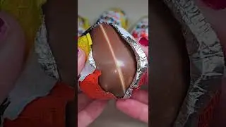 Kinder surprise  #satisfying #chocolateegg