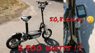 Trottinette électrique VIRON 1000W modifié 2500W Brushless