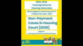 Non-Payment Cases in Housing Court