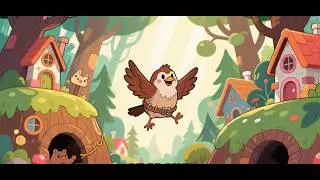 The Tiny Bird&rsquo;s Big Surprise! | A Funny Story About Helping Others | Learn English Through Story