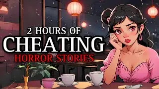 20 TRUE Horrifying Cheating Horror Stories MEGA COLLECTION | (#scarystories) Ambient Fireplace
