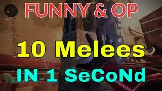 Instant Kill Melee! Funny 10 Melees In 1 Second PVP PVE Glitch Strand Melee Warlock