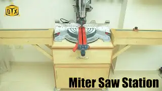Miter Saw Station - DIY