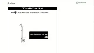 Determination of pH of Water Sample on Virtual Lab