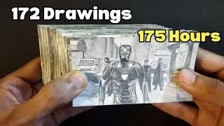 I Tried Making Ironman Suitup FLIPBOOK (Infinity War)