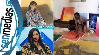 HANDICAPABLE : MON MARI EST AVEUGLE MAIS SA NE L'EMPECHE PAS DE FAIRE DE LA PEINTURE ARTISTTIQUE....