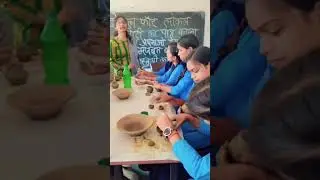 Uchch Madhyamik Vidhyalaya Sevahi Tilauthu Rohtaas #Vocal for Local # Pottery work 