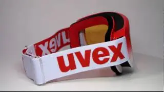 Uvex Racer Goggle: Red-White : ARTECHSKI.com