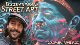 Explore Bogota's AMAZING Murals & Street Art 🇨🇴 Travel Vlog in the Heart of Colombia's Art District