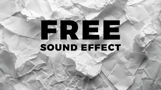 (FREE SFX) Paper Crumble Sound Effect - Free Download