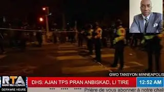 Gwo Tansyon aswè a nan Minnesota apre ajan ICE tire yon lot moun, Dosye TPS - 14 Janvier 2026