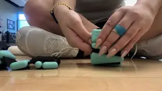 PUBLIC ASMR | At The Gym! (Tapping, scratch and camera tapping)