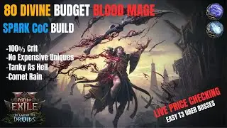 Spark Comet Storm Blood Mage-Budget Variant 💥💥Path Of Exile 2 ! pob .ninja !builds