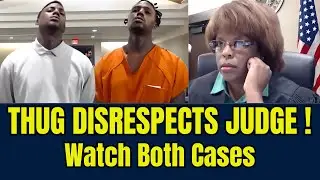 Judge Boyd THUG REFUSES TO TALK! Watch Both Cases