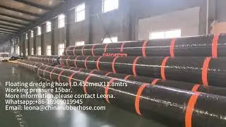 Floating dredging hose
