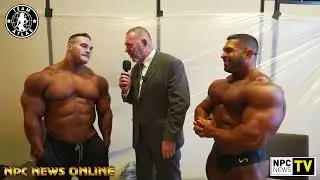 2024 IFBB Pittsburgh Pro Backstage Interview with Nick Walker & Derek Lunsford