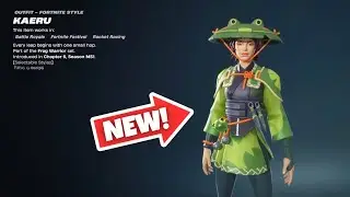 *NEW* Fortnite Kaeru Skin + Bundle Showcase (Fortnite Item Shop)