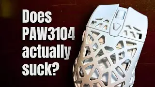 LTC GM023 PAW3104 78 gram gaming mouse review | Grippy but Heavy
