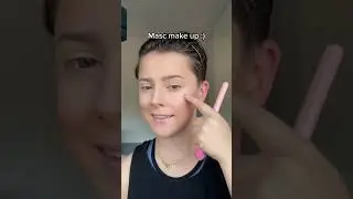 Masc make up routine 🫶 #shorts #lgbt #masc #lesbian