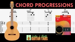 (24 of 70) Hal Leonard Book 1- Chord Progressions GUITAR TAB