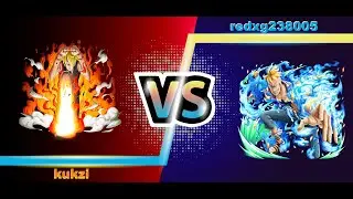 Kukzi VS redxg238005  ONE PIECE: BURNING BLOOD