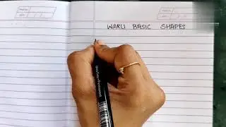 Warli basic shapes | Warli art for beginners | Basic shapes of warli painting |