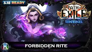 Path Of Exile 3.18: POISON FORBIDDEN RITE OCCULTIST - POE SENTINEL - POE BUILDS