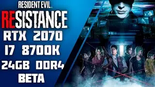 Resident Evil Resistance beta RTX 2070 8 GB + i7 8700K 24GB DDR4 FPS Test