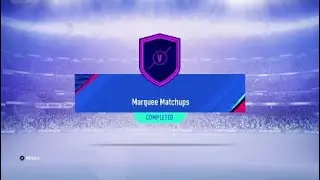 NEW MARQUEE MATCHUPS SBC COMPLETED FIFA 19