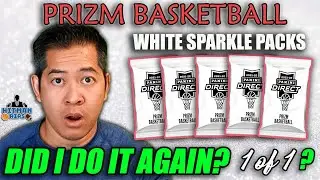 DID I DO IT AGAIN? 2021-22 NBA Prizm White Sparkle Packs - 1 of 1?