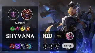 Shyvana Mid vs Irelia - BR Master Patch 10.16