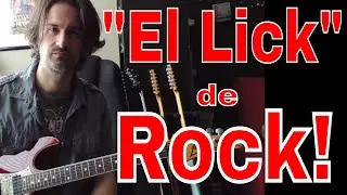 El lick de guitarra  (frase) que todo roquero o metalero debería aprender \m/