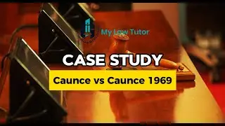 Caunce v Caunce 1969 | Case Study | UK Land Law | My Law Tutor