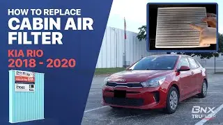 Как заменить салонный фильтр в Kia Rio (2018-2020) C7085