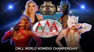 Scarlett VS Taya Valkyrie VS Sexy Star VS Starlight Kid - CMLL Womens Champion (AAA WWE 2K24)