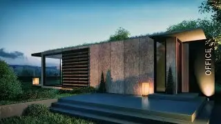 patrick bradley designs cantilevered shipping container office