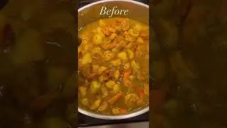 Jamaican curry shrimp