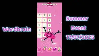 Wordbrain Summer Event July 17 2025 Answers | Wordbrain Summer Event 2025