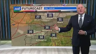 Temperaturs to drop and snow to arrive in central Indiana