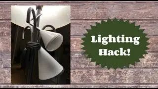 Lighting hack for doing my punch needle