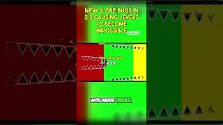 Новая ошибка наклона в 2.2, из-за которой уровни становятся непроходимыми #geometrydash #gd #gami...