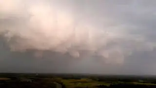 Штормовой фронт над городом Вязники 05.07.2015