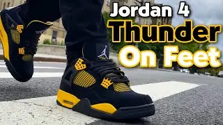 Jordan 4 Thunder ⚡️Best On Feet Look