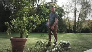 Powerworks PD60LT 60v Li-Ion Brushless Cordless Line Trimmer - Bare | Screwfix