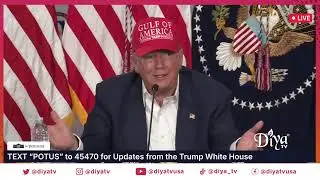 President Trump participates in a panel discussion at 'Alligator Alcatraz' in Ochopee, Florida