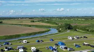 We spend a night camping at Riverside Holiday Village near Weston-super-Mare